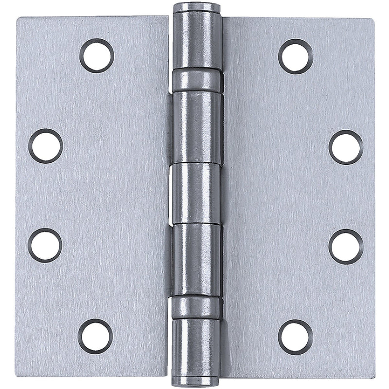 Tell Commercial Stainless Steel 4 In. Square Ball Bearing Hinge with Removable Pin