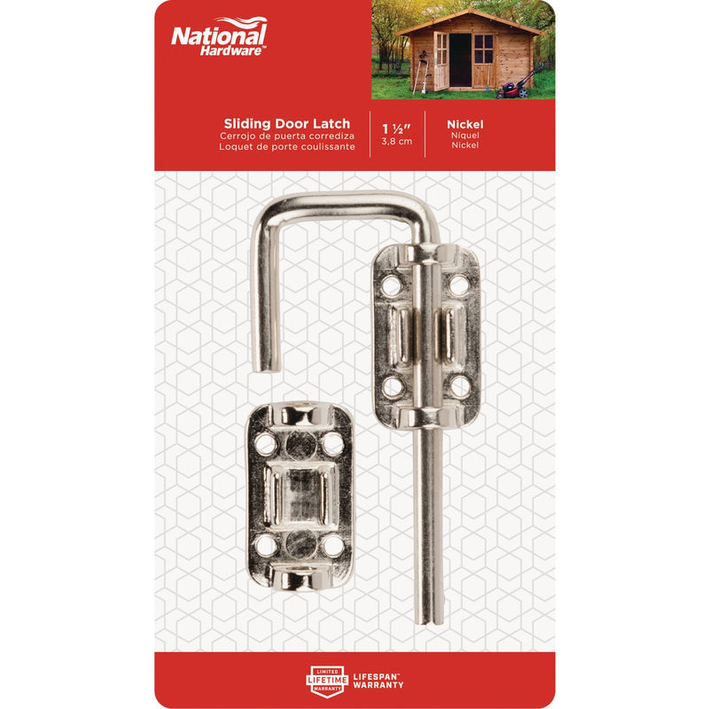 National Door 1-1/2 In. Nickel Slide Bolt