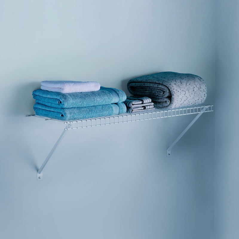 Rubbermaid 2 Ft. Linen Shelving with Hardware
