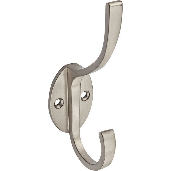 Stanley Home Designs Satin Nickel Modern Coat & Hat Wardrobe Hook