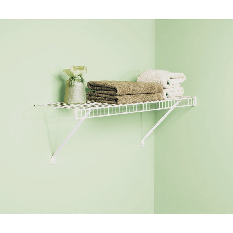 Rubbermaid 3 Ft. Linen Shelving with Hardware