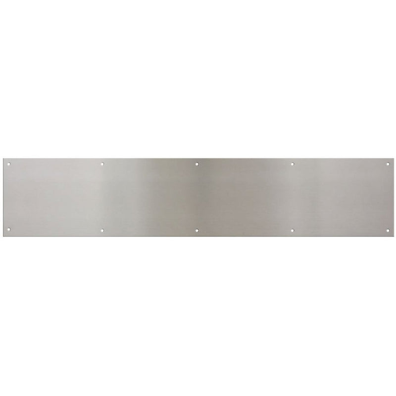 National 6 In. x 30 In. Satin Nickel Aluminum Kickplate