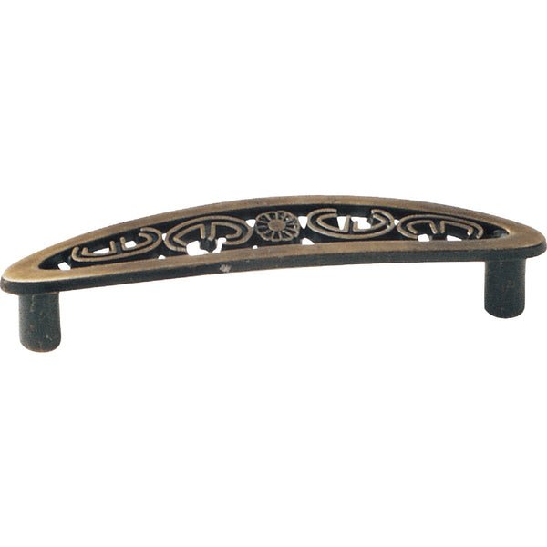 Laurey Classic Traditions 3 In. Center-To-Center Antique Brass Cabinet Drawer Pull