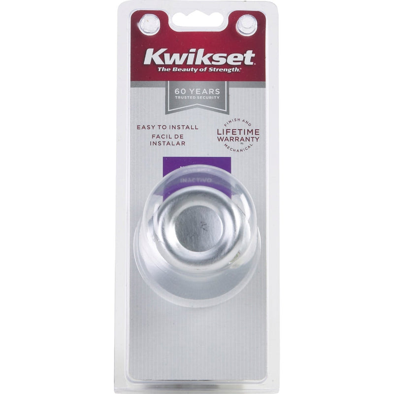 Kwikset Satin Chrome Tylo Dummy Door Knob