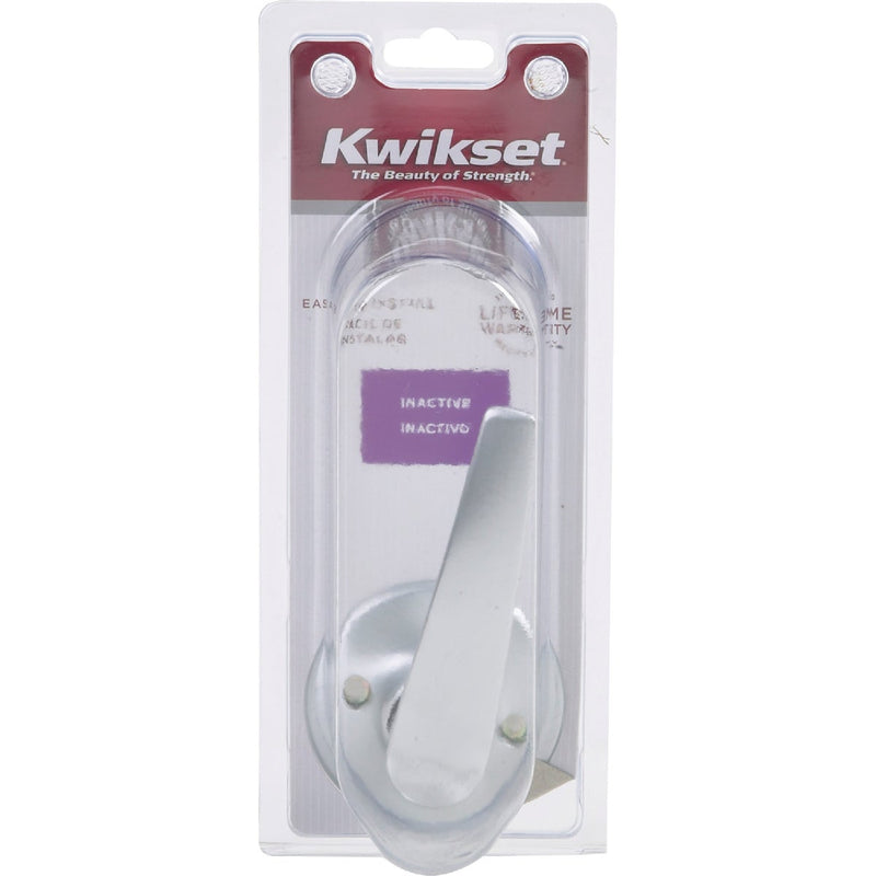 Kwikset Satin Chrome Delta Dummy Door Lever