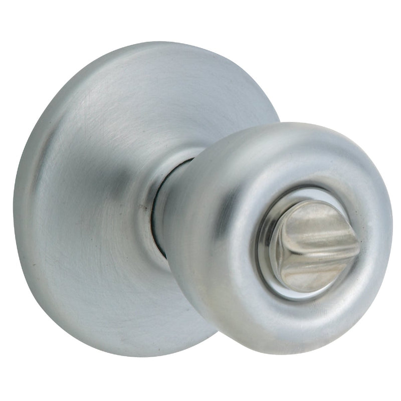 Kwikset Tylo Satin Chrome Bed & Bath Door Knob