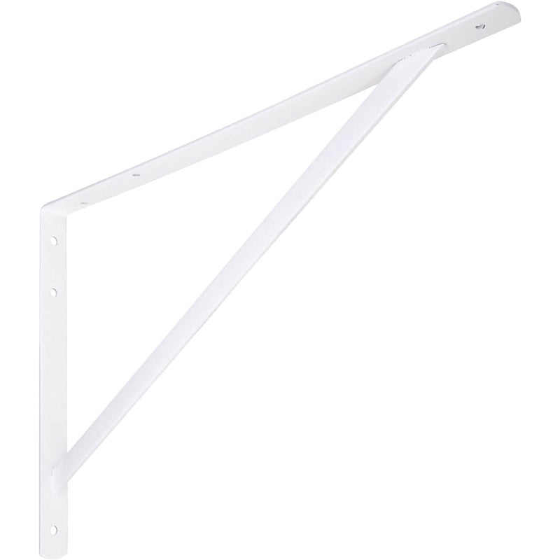 National 111 20 In. White Steel Super Strength Shelf Bracket