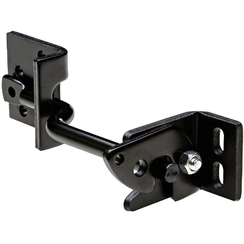 National 8 In. Black Adjust-O-Matic Heavy-Duty Gate Latch