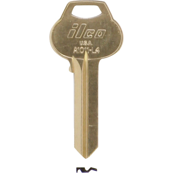 ILCO Corbin Nickel Plated File Cabinet Key RU101 (10-Pack)