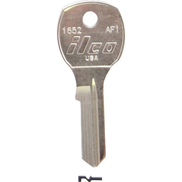 ILCO Florence Nickel Plated House Key, AF1 / 1652 (10-Pack)
