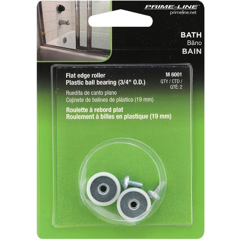 Prime-Line 3/4 In. X 3/8 In. Flat Shower Door Roller (2-Count)