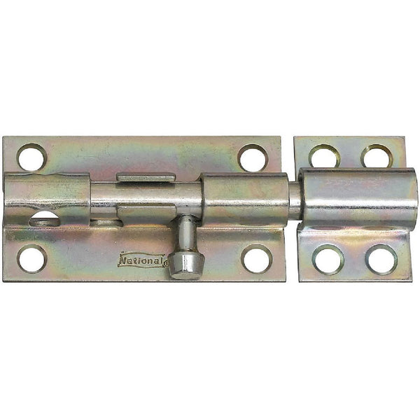 National 4 In. Zinc Heavy Barrel Bolt