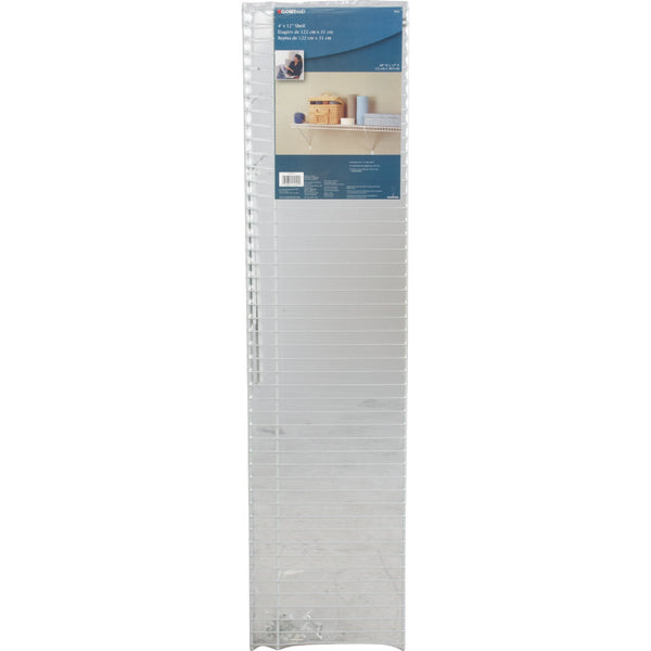 ClosetMaid 4 Ft. W. x 12 In. D Ventilated Shelf Kit, White