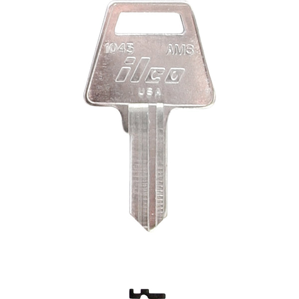 ILCO American Nickel Plated House Key, AM3 / 1045 (10-Pack)