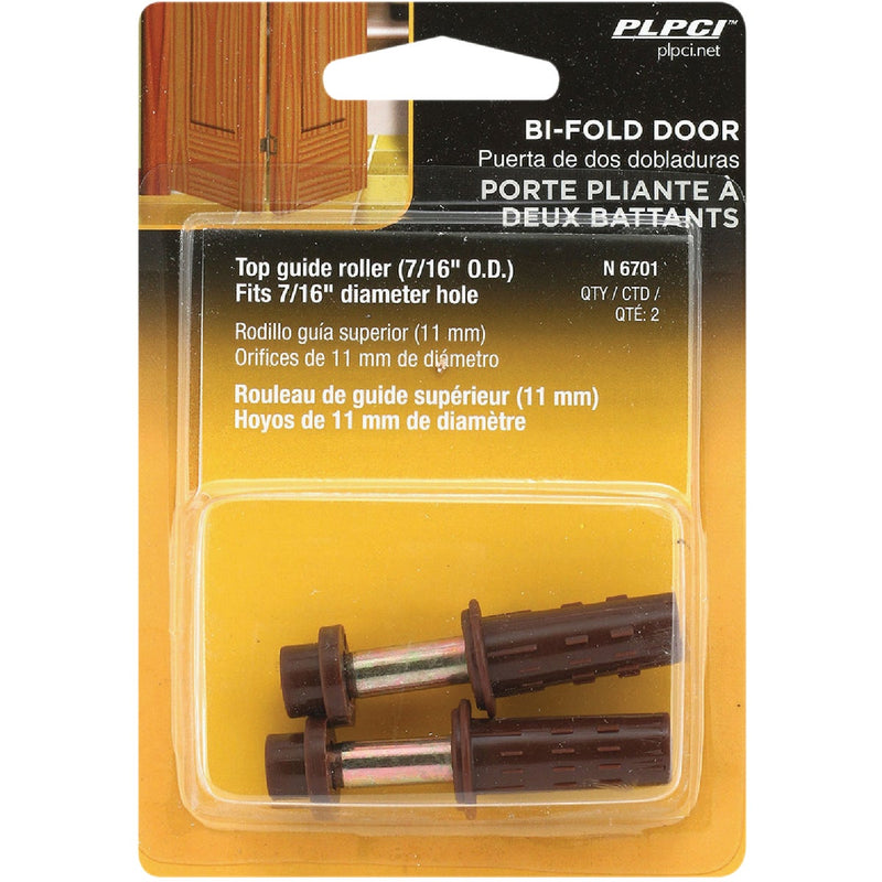 Prime-Line Nylon Base Bifold Doot Top Mount Pivot & Guide (2-Pack)