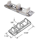 Prime-Line Adjustable Steel Base Bypass Door Bottom Guide (2 Count)