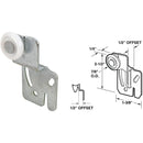 Prime-Line Offset Adjustable 2-1/2 In. H. x 1/2 In. Single Wheel Back Bypass Door Roller (2-Count)