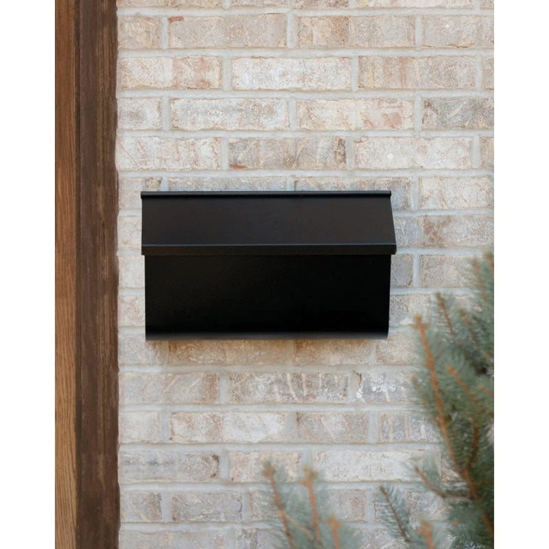 Gibraltar Woodlands Black Wall Mount Mailbox