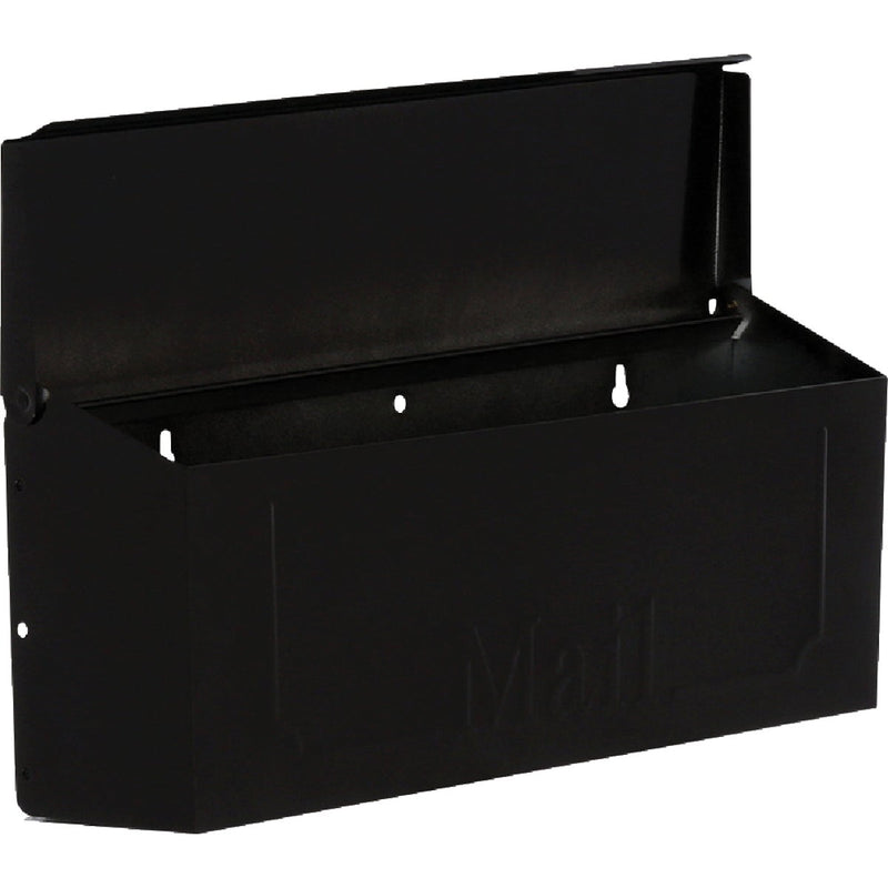 Gibraltar Windsor Black Horizontal Wall Mount Mailbox