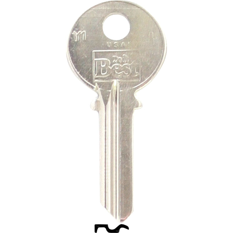 Do it Best Yale Nickel Plated House Key, Y1 / 999-Y1 DIB (10-Pack)