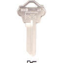 Do it Best Weslock Nickel Plated House Key, WK2 / 1175N DIB (10-Pack)