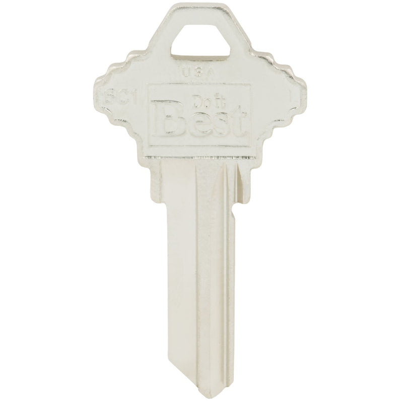 Do it Best Schlage Nickel Plated House Key, SC1 / 1145 DIB (10-Pack)