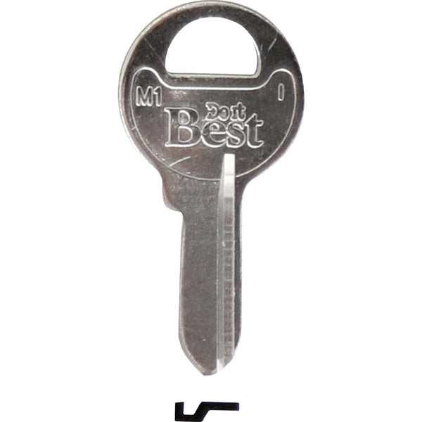 Do it Best Master Nickel Plated Padlock Key, M1 / 1092 DIB (10-Pack)