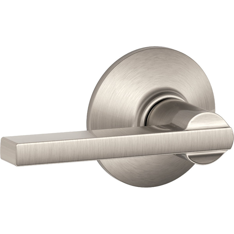 Schlage F Series Latitude Satin Nickel Passage Door Lever