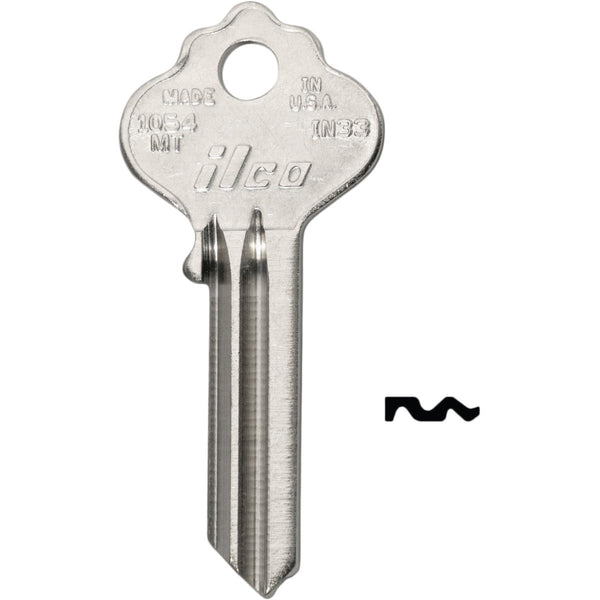 ILCO Nickel Plated File Cabinet Key IN33 / 1054MT (10-Pack)