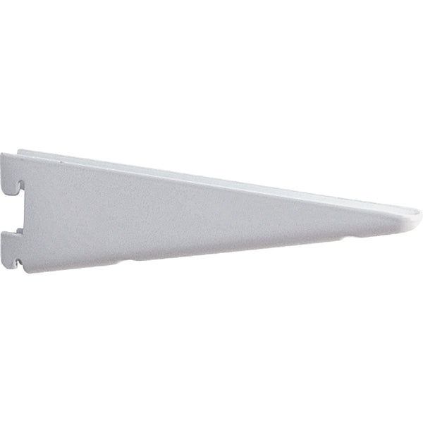 Knape & Vogt 182 Series 9 In. White Steel Heavy-Duty Double-Slot Shelf Bracket