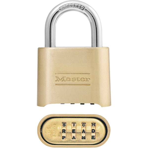 Master Lock 2 In. Brass Combination Padlock