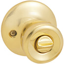 Steel Pro Polished Brass Bed & Bath Door Knob