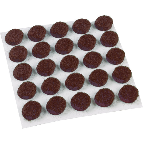 Do it 3/8 In. Brown Self Adhesive Felt Pads, (75-Count)
