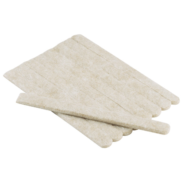 Do it 6 In. x 1/2 In. Beige Felt Strip,(9-Count)