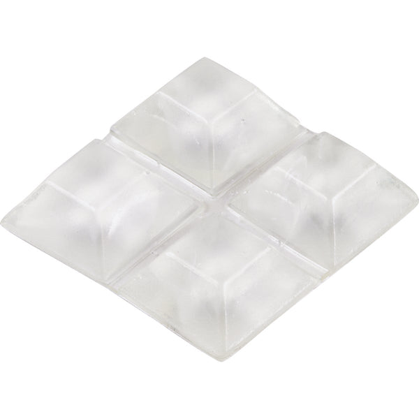 Do it 3/4 In. Square Opaque Furniture Bumpers,(12-Count)