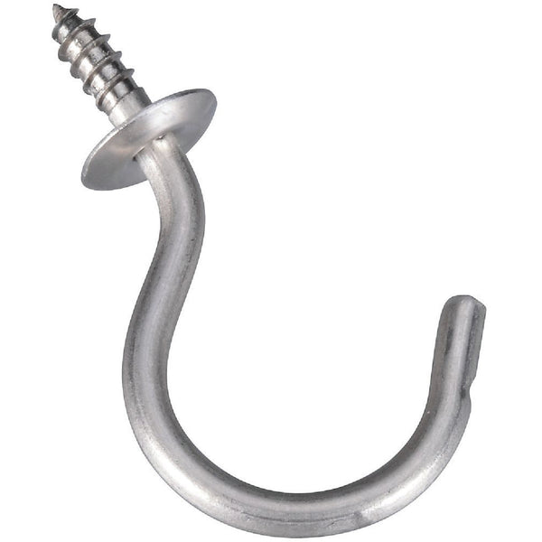 National 1-1/2 In. Stainless Steel Cup Hook