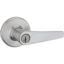 Kwikset Satin Chrome Delta Entry Door Lever with SmartKey
