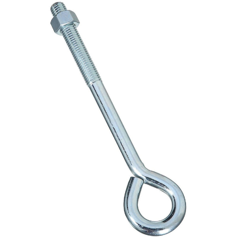 National 5/8 In. x 10 In. Zinc Eye Bolt with Hex Nut