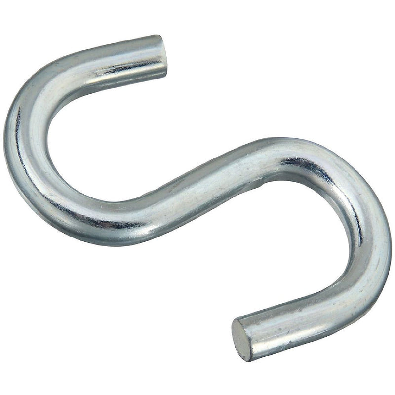 National 4 In. Zinc Heavy Open S Hook