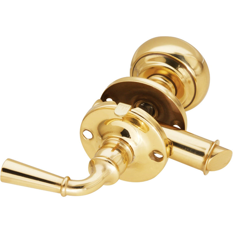 National Polished Brass Storm Door Knob Latch