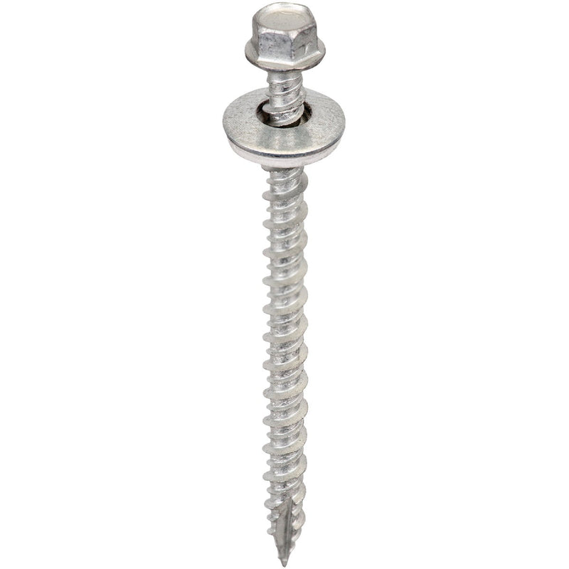 Acorn International 2-1/2 In. Washered Galvanized Metal To Wood Screw (250 Ct.)