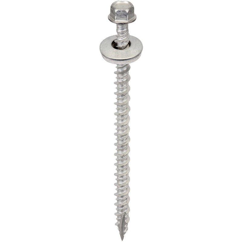 Acorn International 3 In. Washered Galvanized Metal To Wood Screw (250 Ct.)