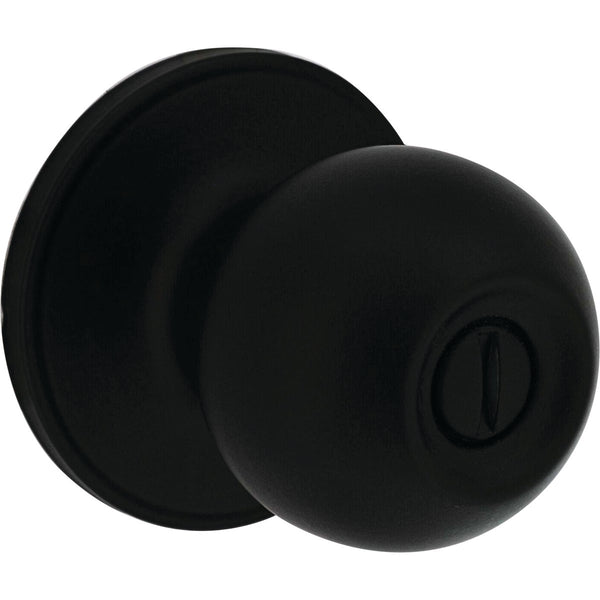 Steel Pro Matte Black Bed & Bath Door Knob