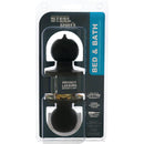 Steel Pro Matte Black Bed & Bath Door Knob