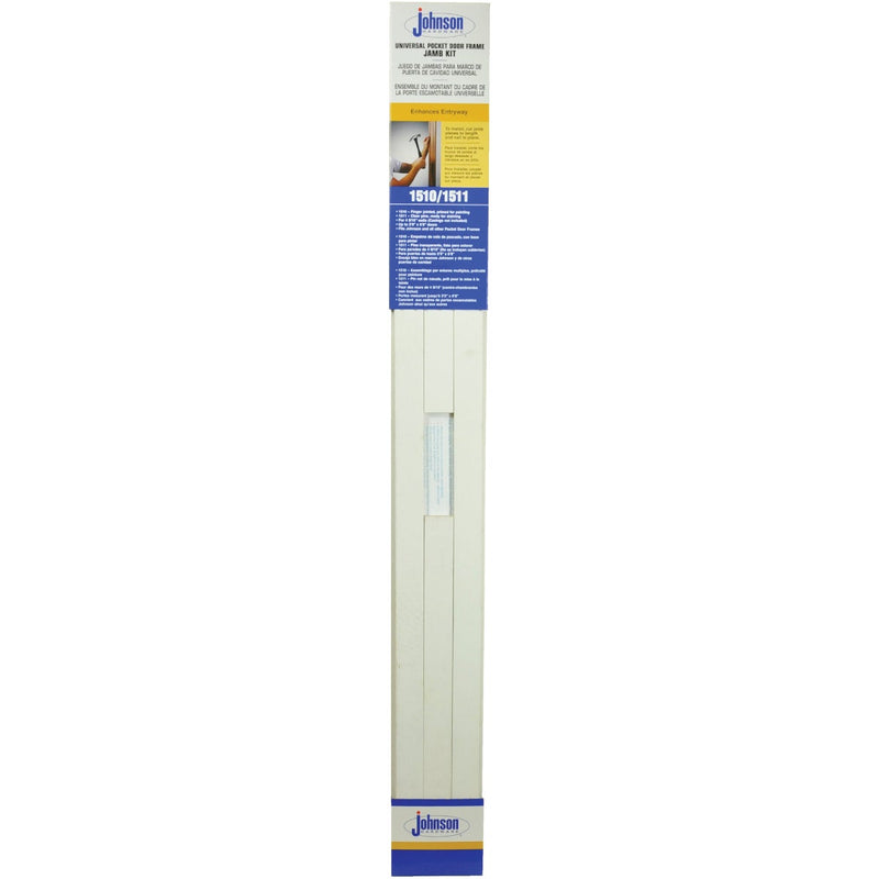 Johnson Hardware 1510 Series 36 In. To 80 In. White Pocket Door Frame