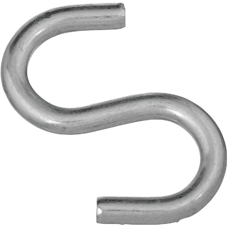 National 3 In. Zinc Heavy Open S Hook