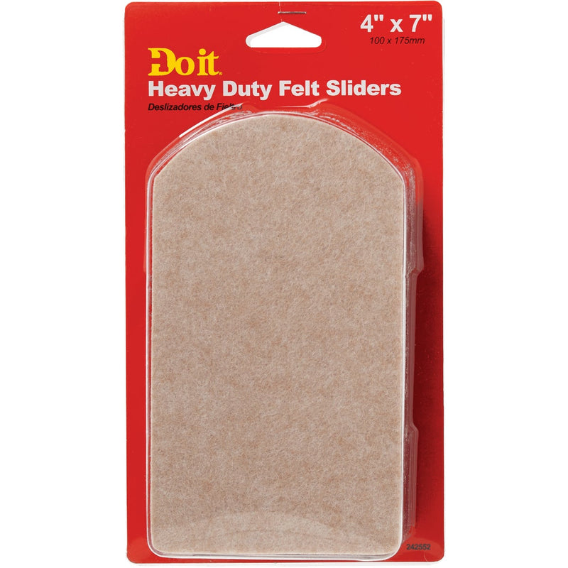 Do it 7 In. x 4 In. Heavy-Duty Rectangle Mover's Pads, (4-Pack)