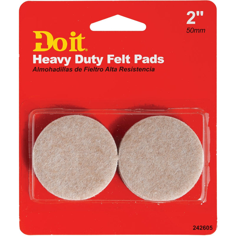 Do it 2 In. Round Self Adhesive Heavy-Duty Furniture Glide, (4-Pack)