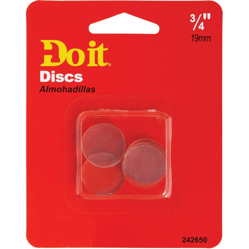 Do it 3/4 In. Round Clear Furniture Bumpers, (10-Count)