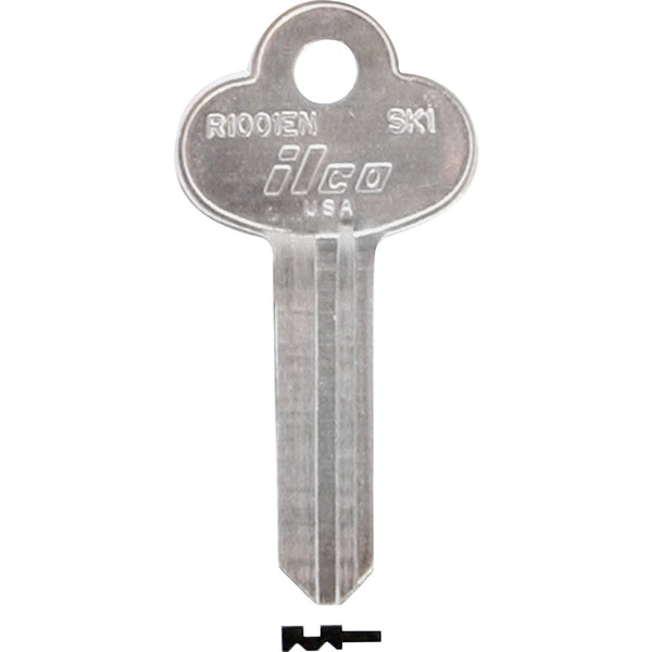 ILCO SKILLMAN Nickel Plated Toolbox Key, SK1 / R1001EN (10-Pack)